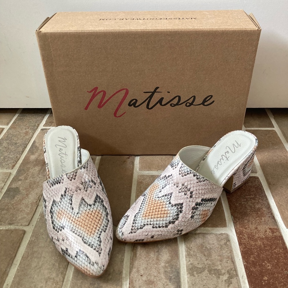 Coconuts by Matisse Candy Leather Mule - Size 6.5 - Worn ONCE
